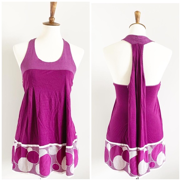 Ted Baker London Tops - TED BAKER FUCHSIA AND CREAM RACERBACK TANK